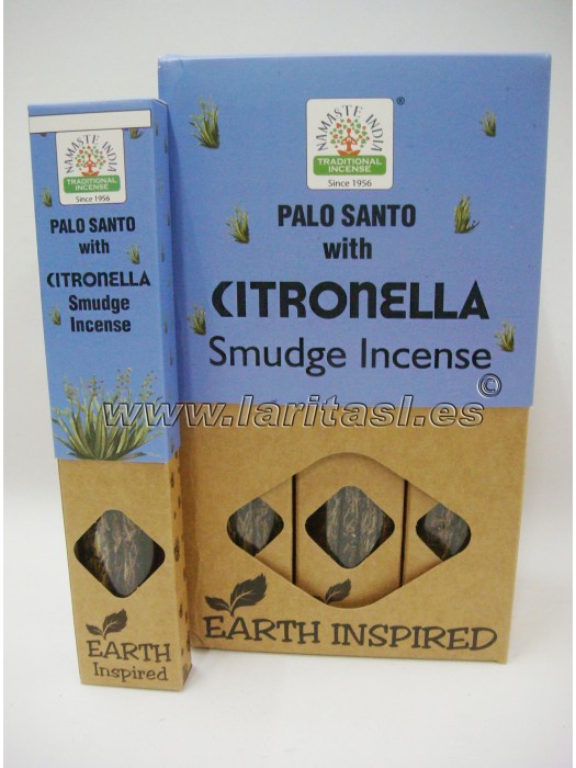Incenso Orkay Namaste Earth Inspired Palo Santo e Citronela (12x30gr)